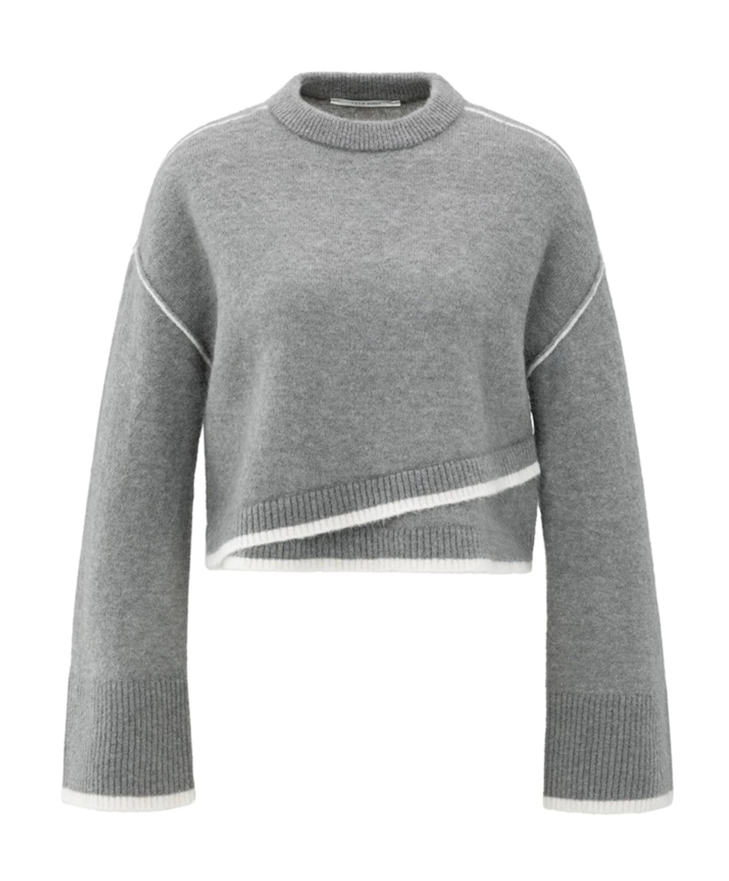 Dames trui grijs