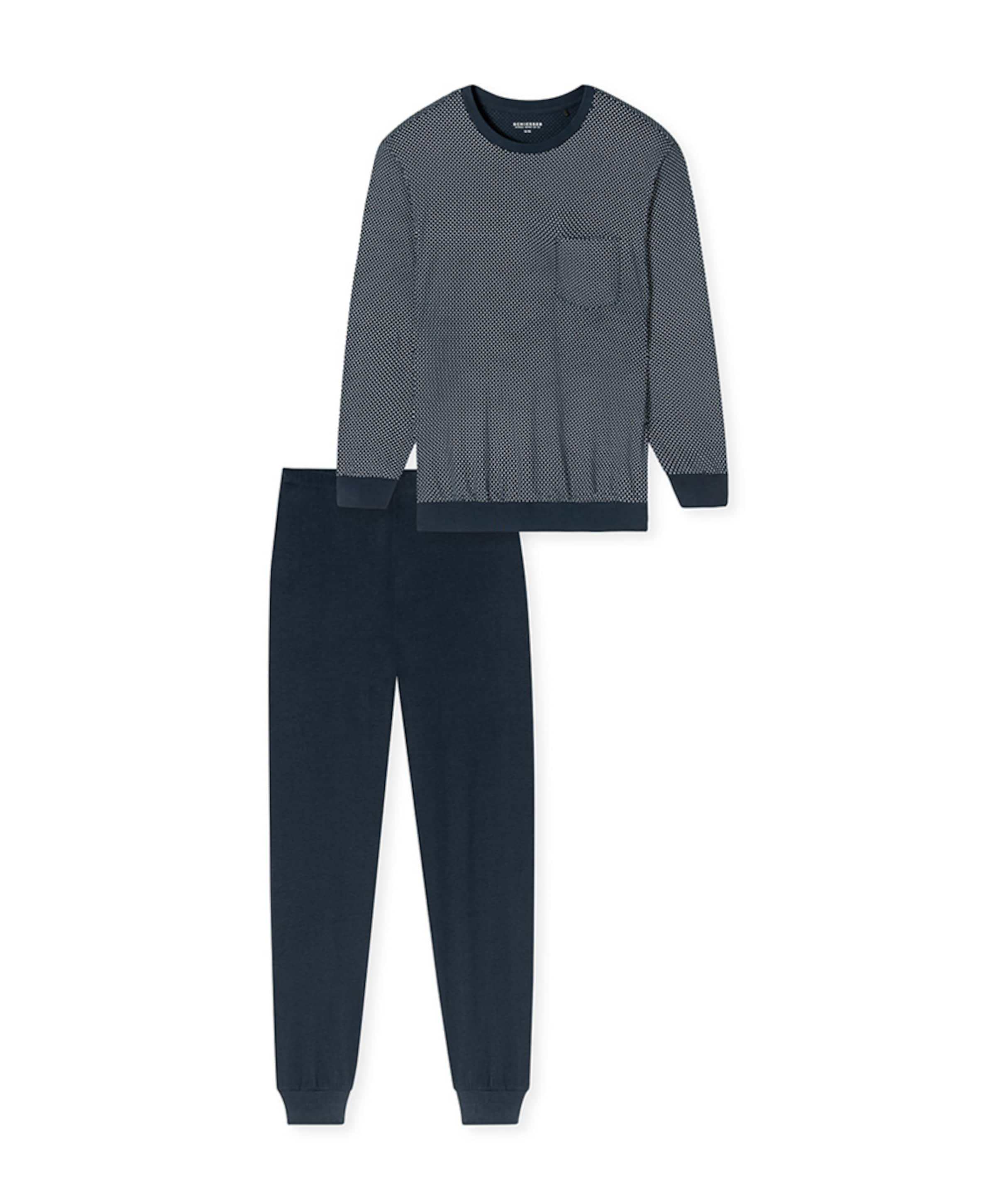 Heren pyjamaset blauw