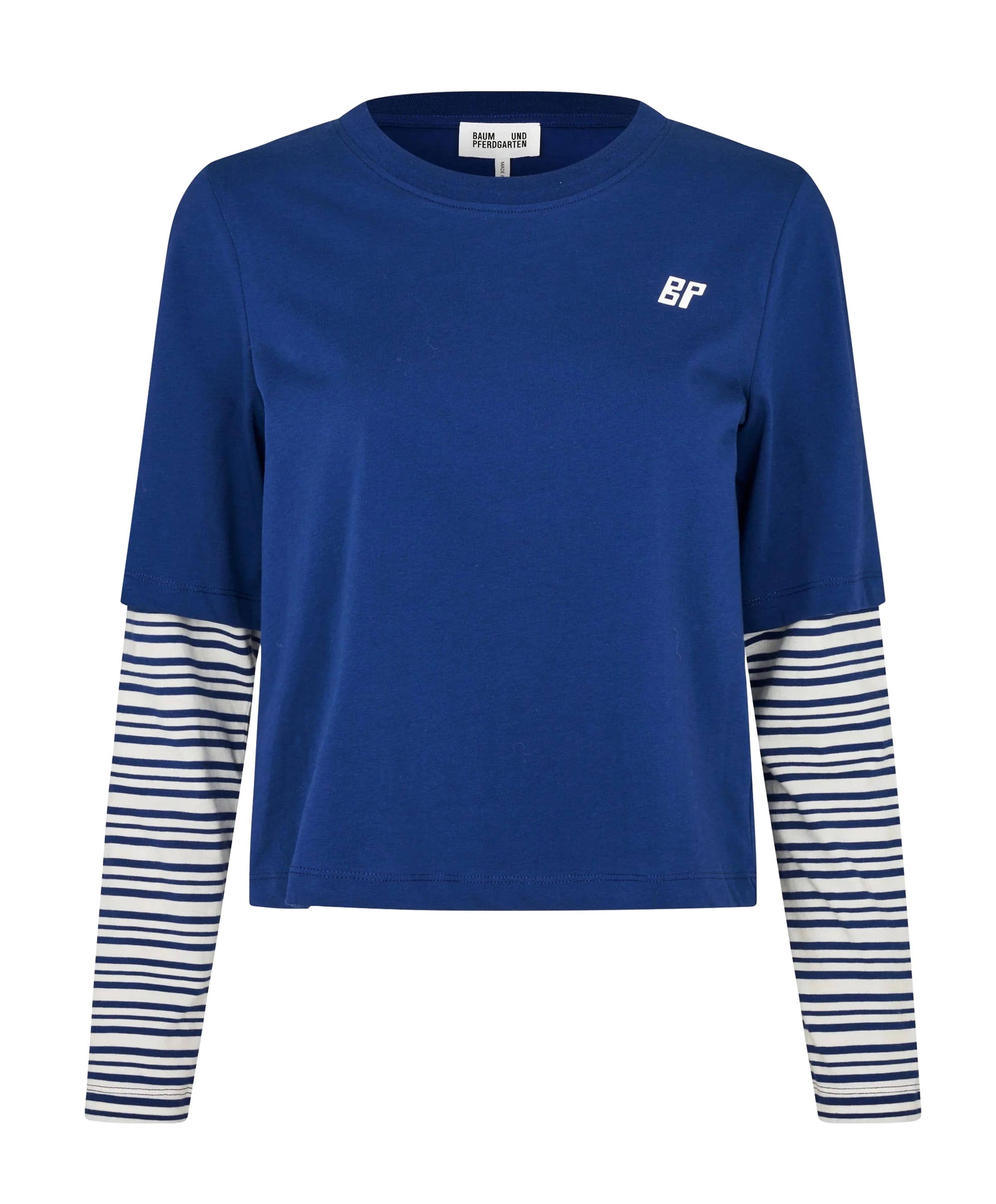 Dames longsleeve blauw