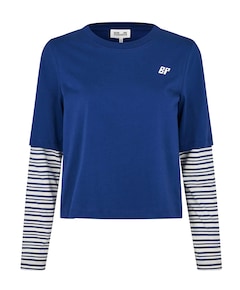 Dames longsleeve blauw