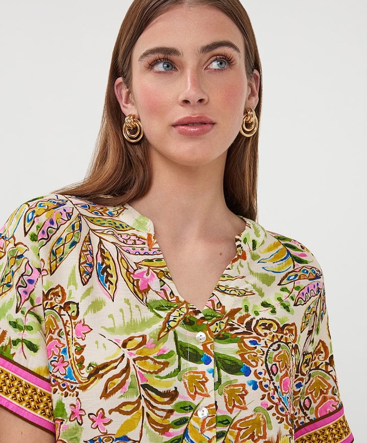 Dames blouse multicolor