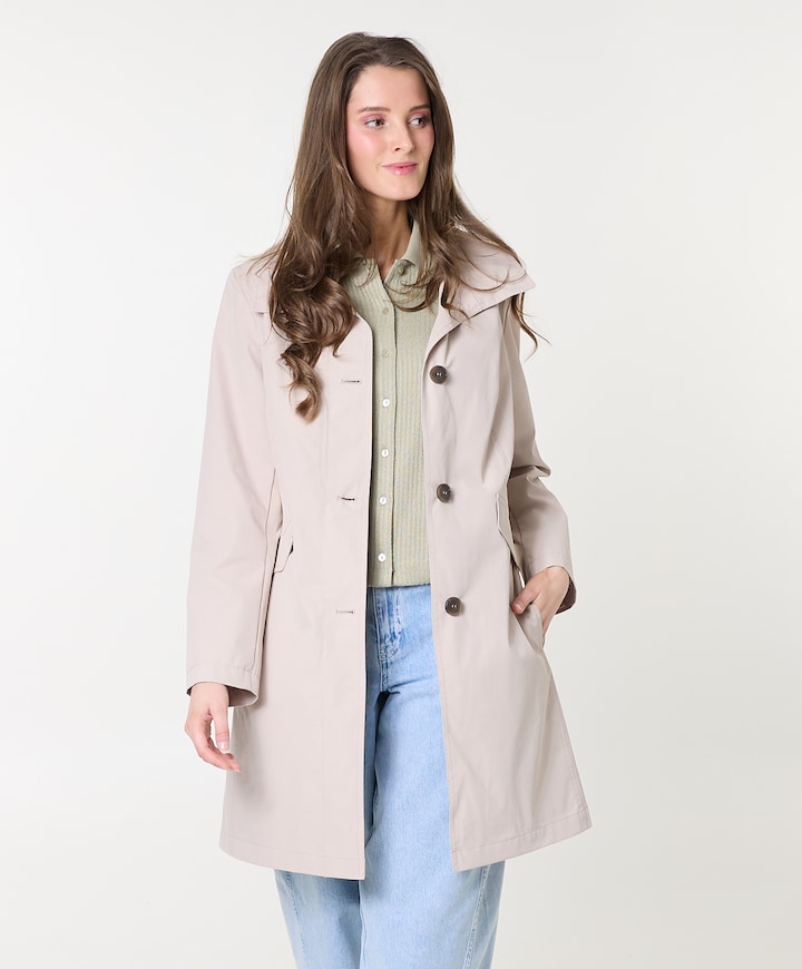 Dames jas beige
