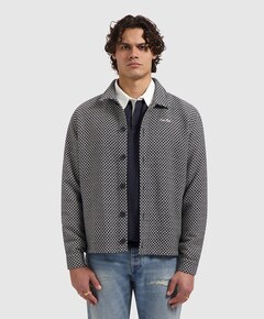 Heren overshirt blauw