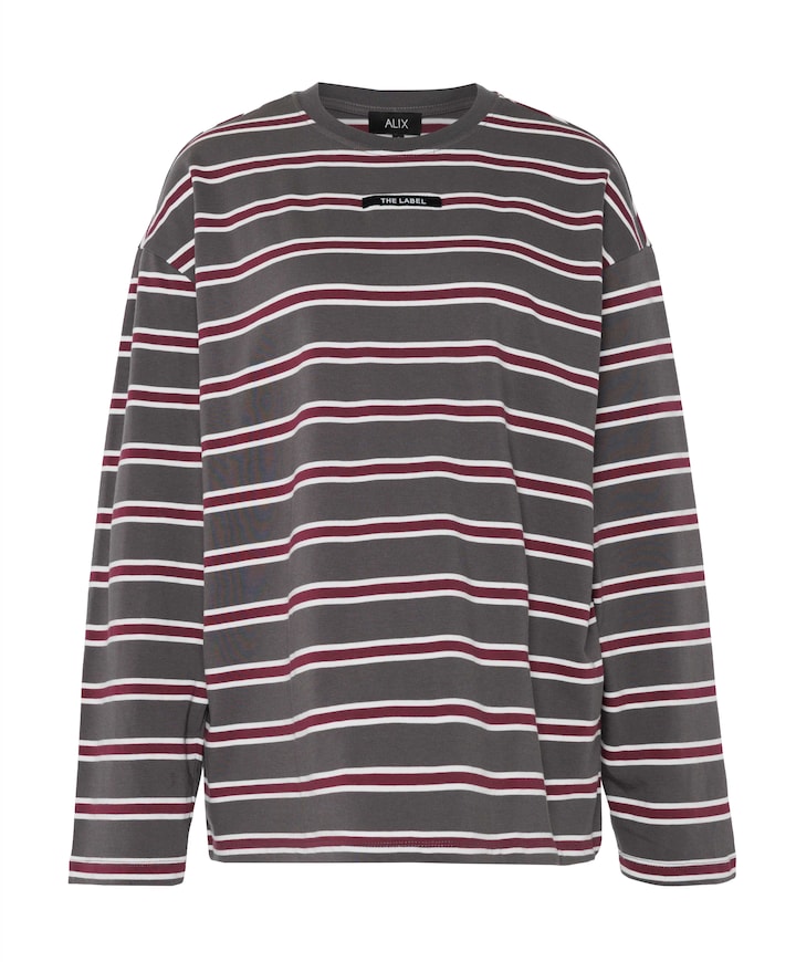 Dames longsleeve grijs