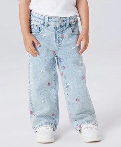 NMFROSE WIDE EMB 2633-FR NOOS meisjes jeans blauw