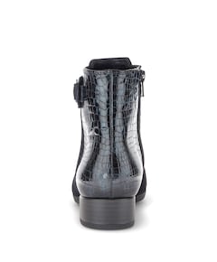 dames enkellaarzen blauw