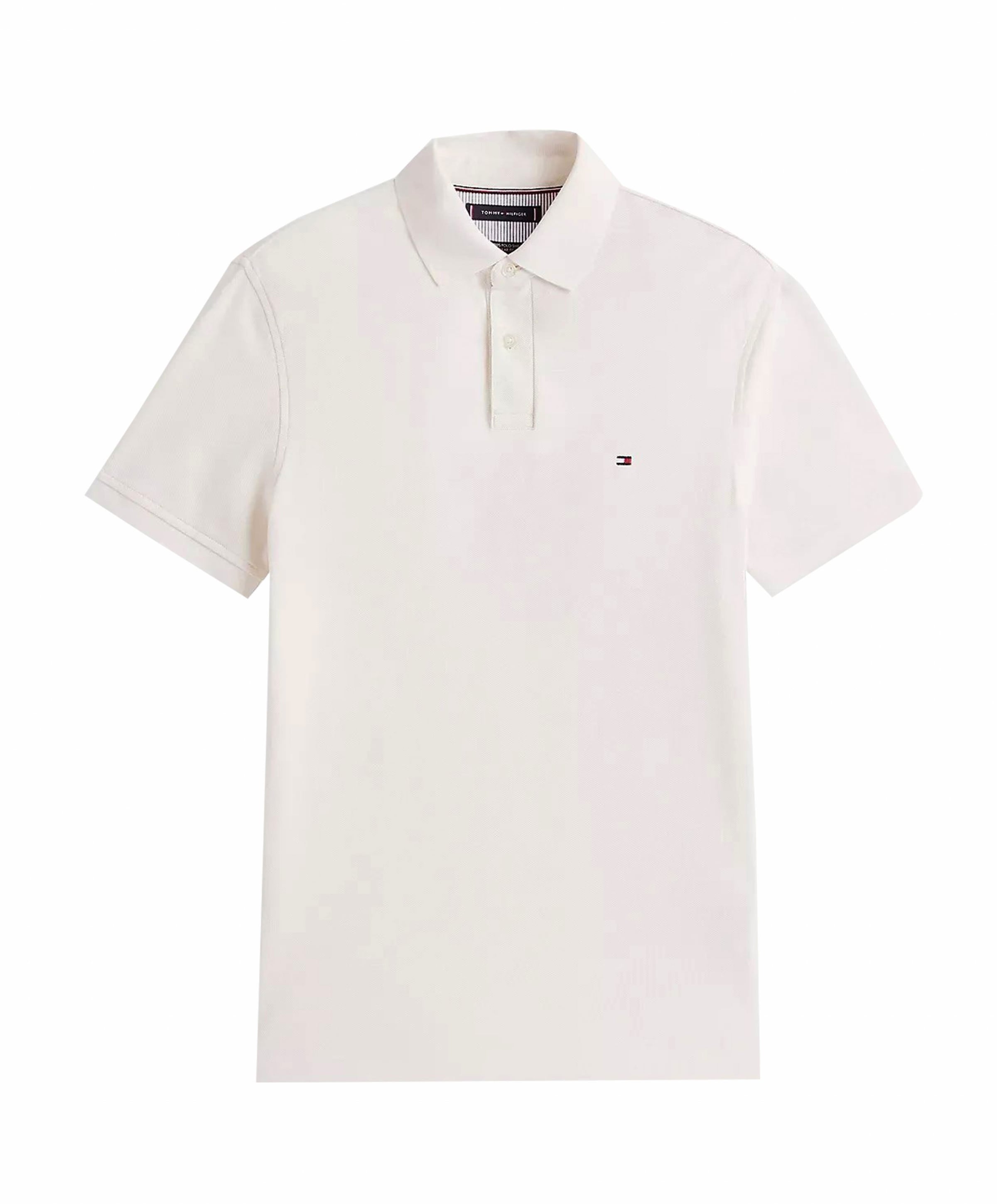 Heren polo ecru