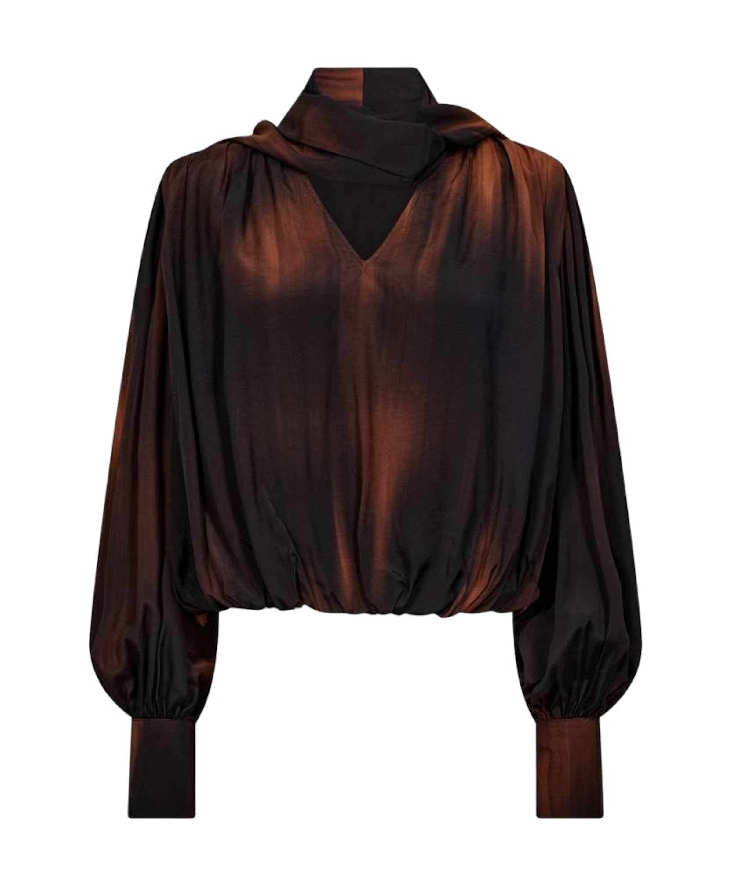 Dames blouse bruin
