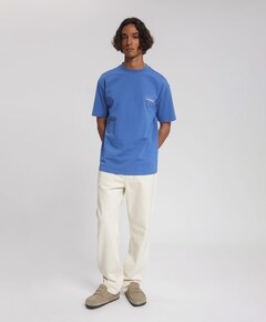 Heren T-shirt blauw