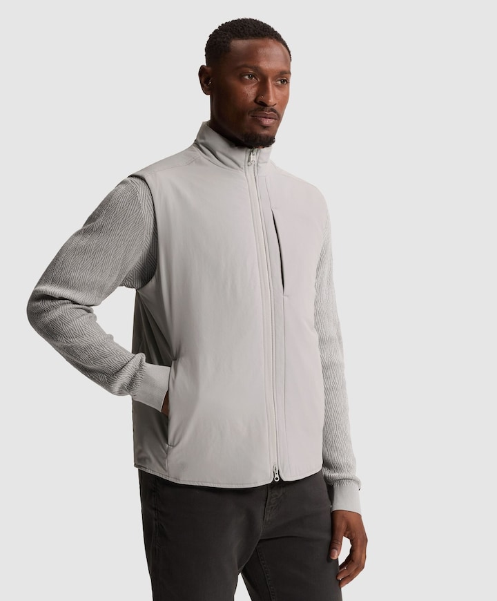 Heren bodywarmer grijs