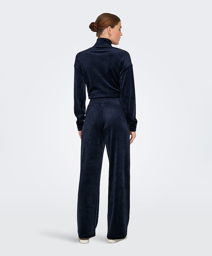 ONPMIA HW WIDE VELVET SWT trainingsbroek blauw
