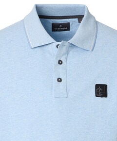 Heren polo blauw