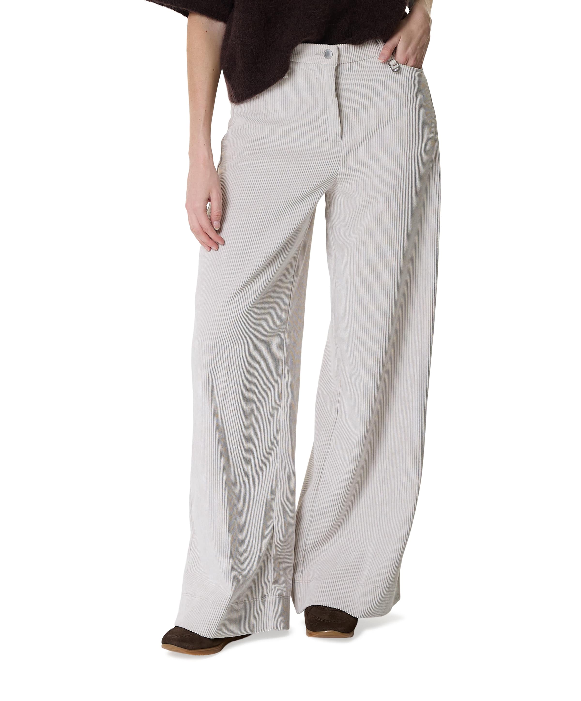 PALAZZO dames pantalon ecru