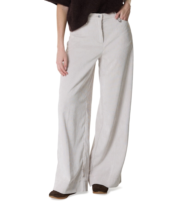 PALAZZO dames pantalon ecru
