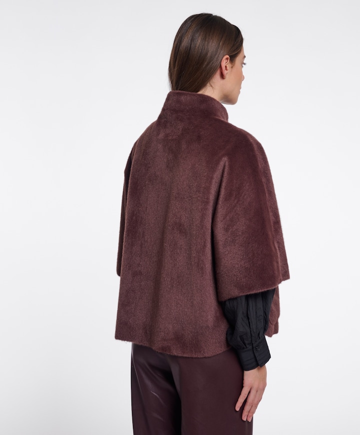 Dames cape bruin