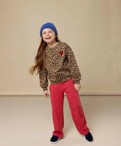 Meisjes sweater bruin