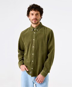 Heren overshirt groen