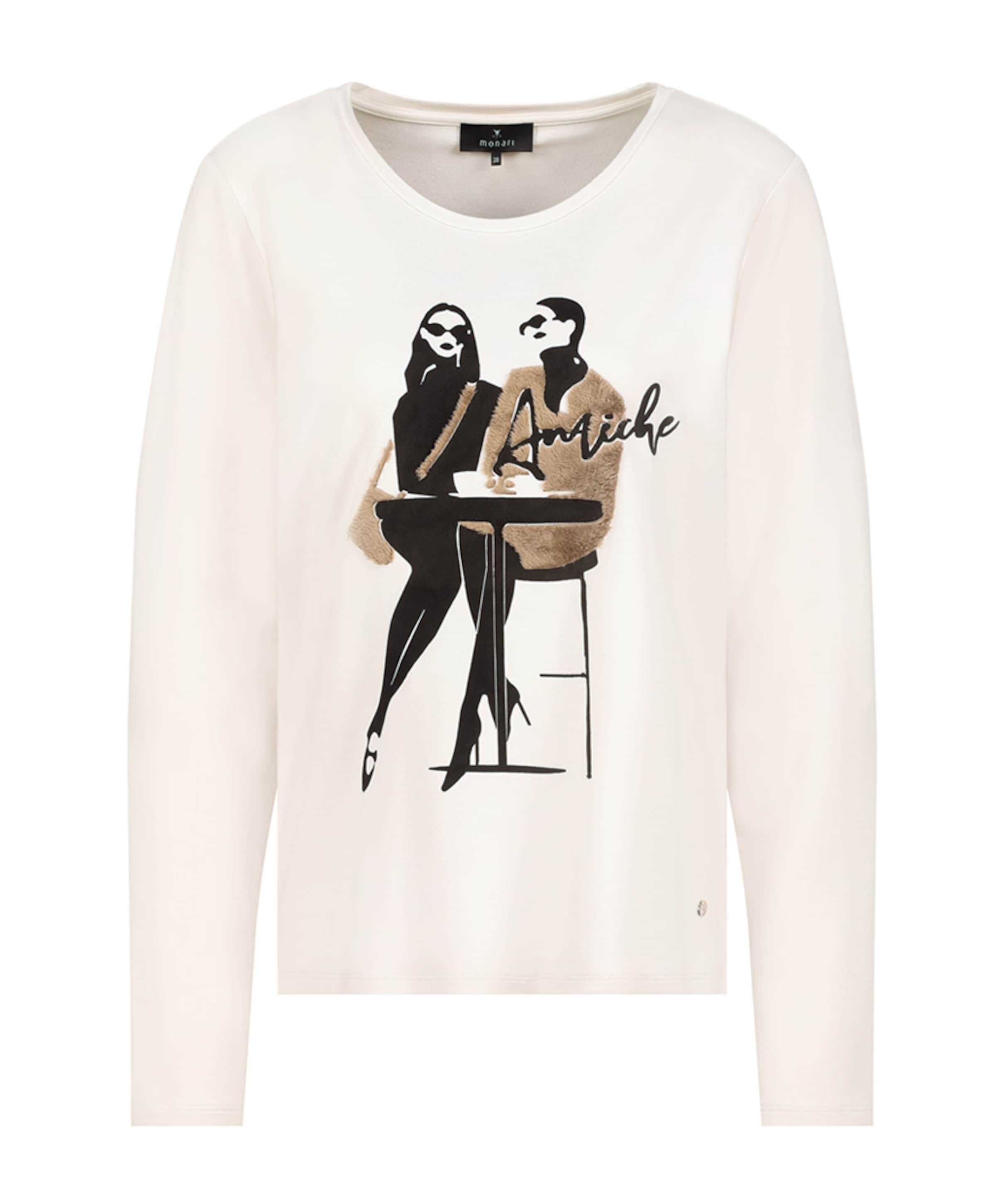Dames longsleeve beige