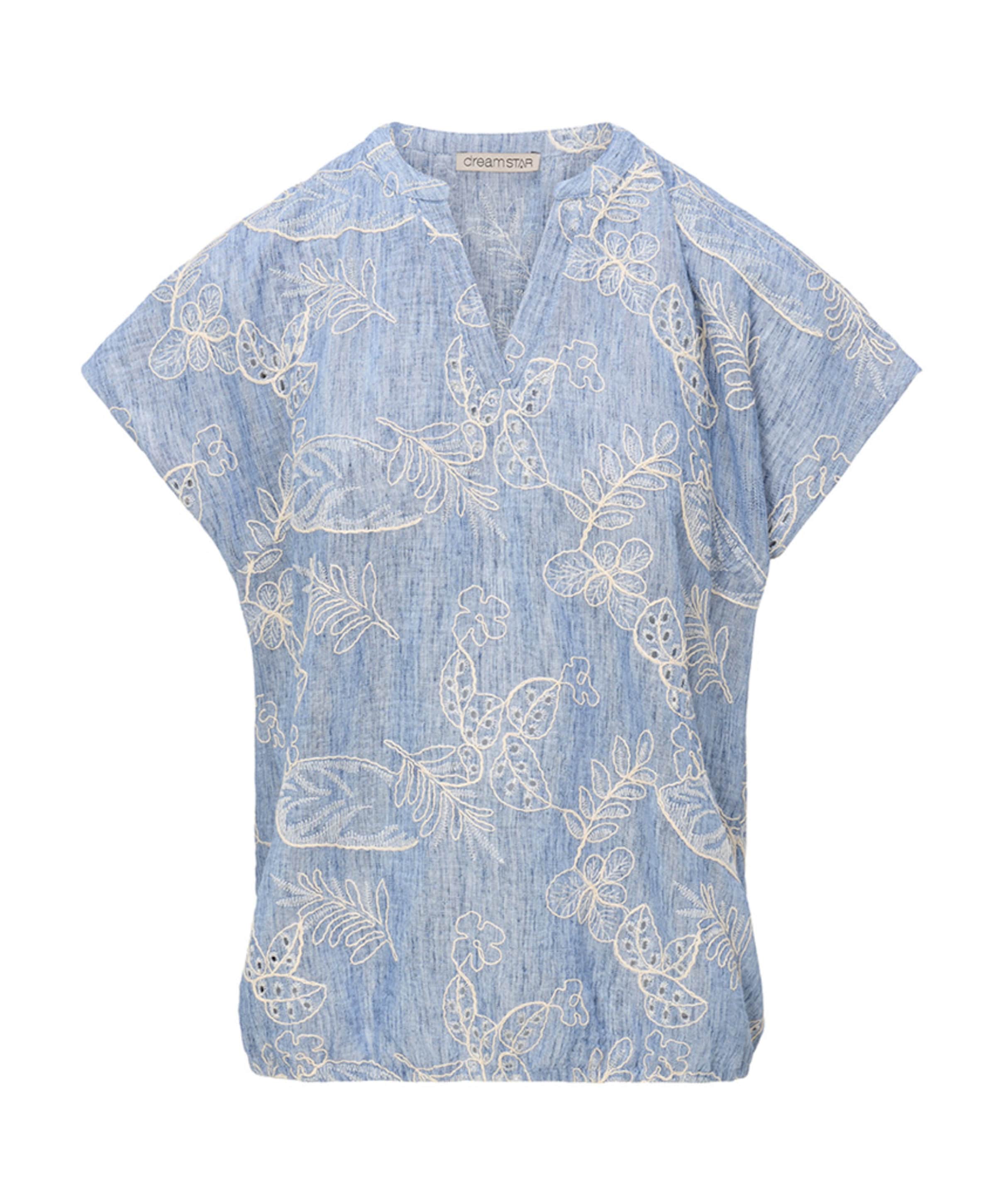 Dames blouse blauw