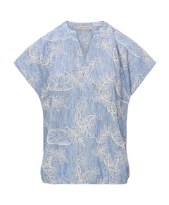 Dames blouse blauw