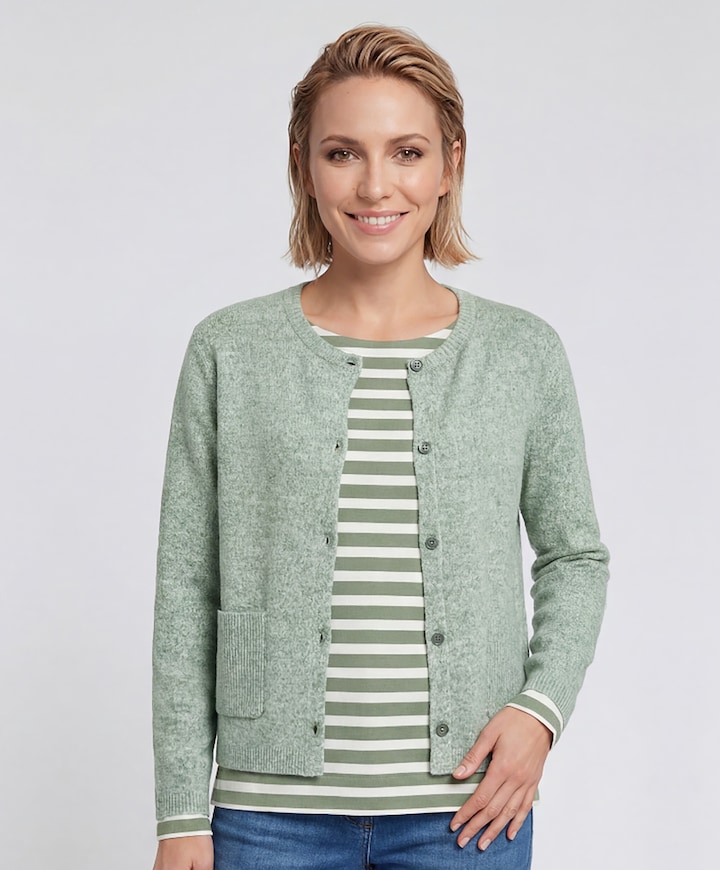 Dames vest groen
