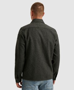 Heren overshirt grijs