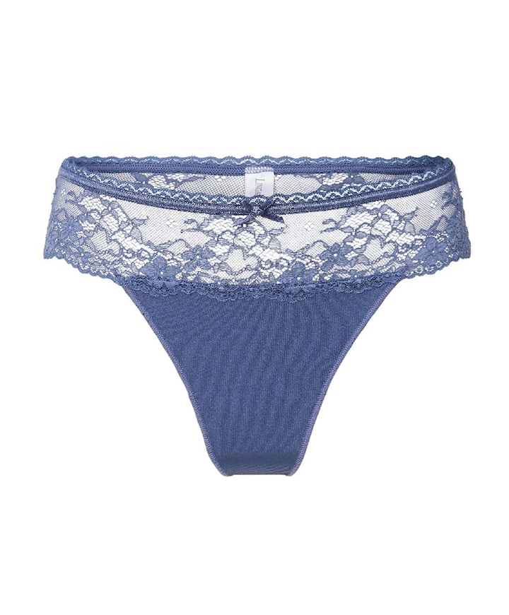 Dames string blauw