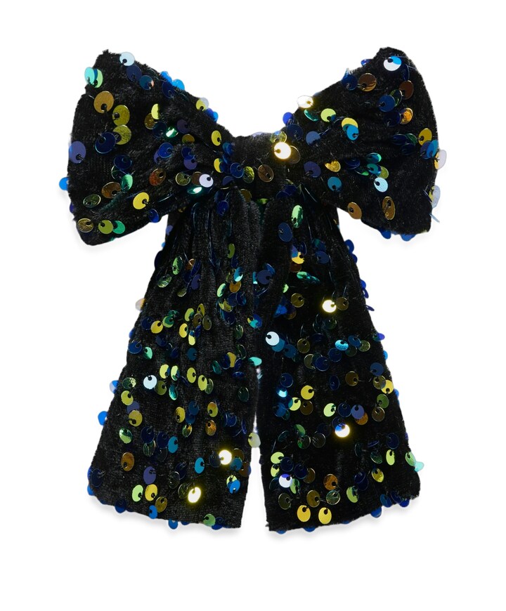 Meisjes haarclip zwart