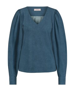 Dames blouse blauw