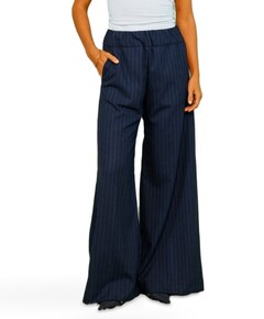 Super Woody Pin Striped dames broek blauw