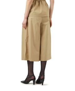 YASFIMA HW CROPPED dames broek beige