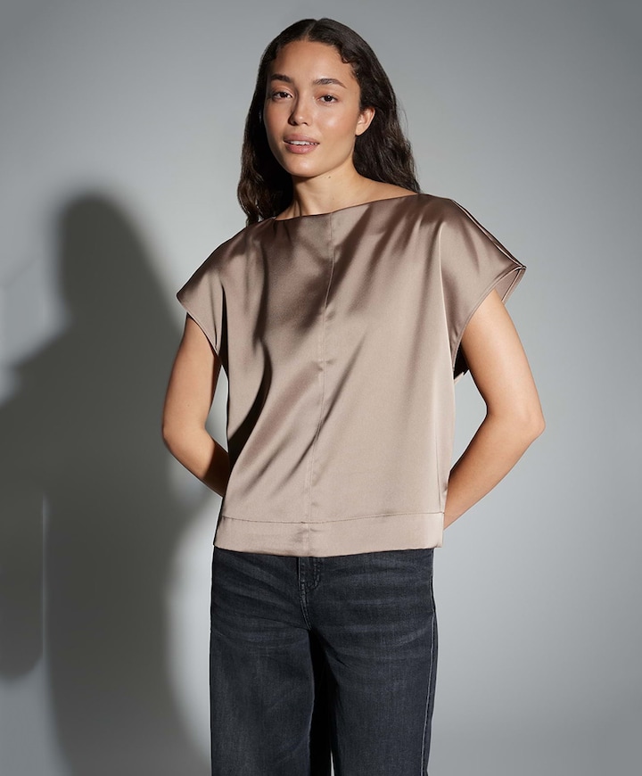 Dames blouse beige