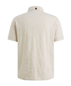 Heren polo ecru