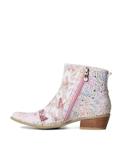 dames enkellaarzen roze