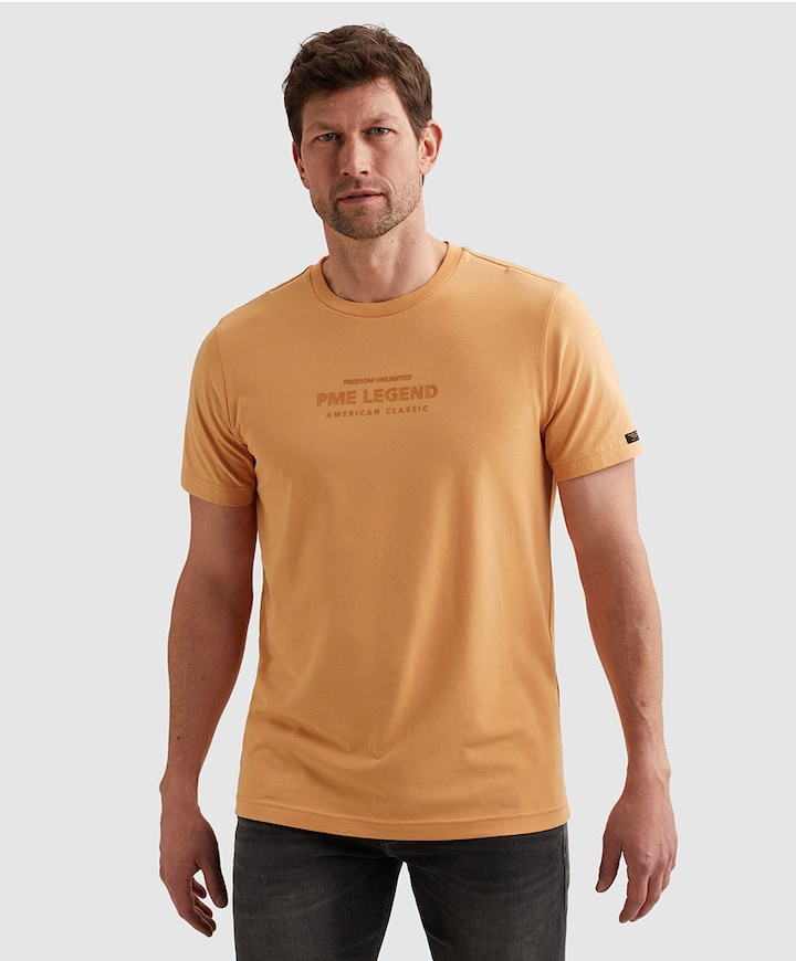 Heren T-shirt oranje