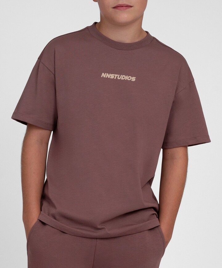 Jongens T-shirt bordeaux