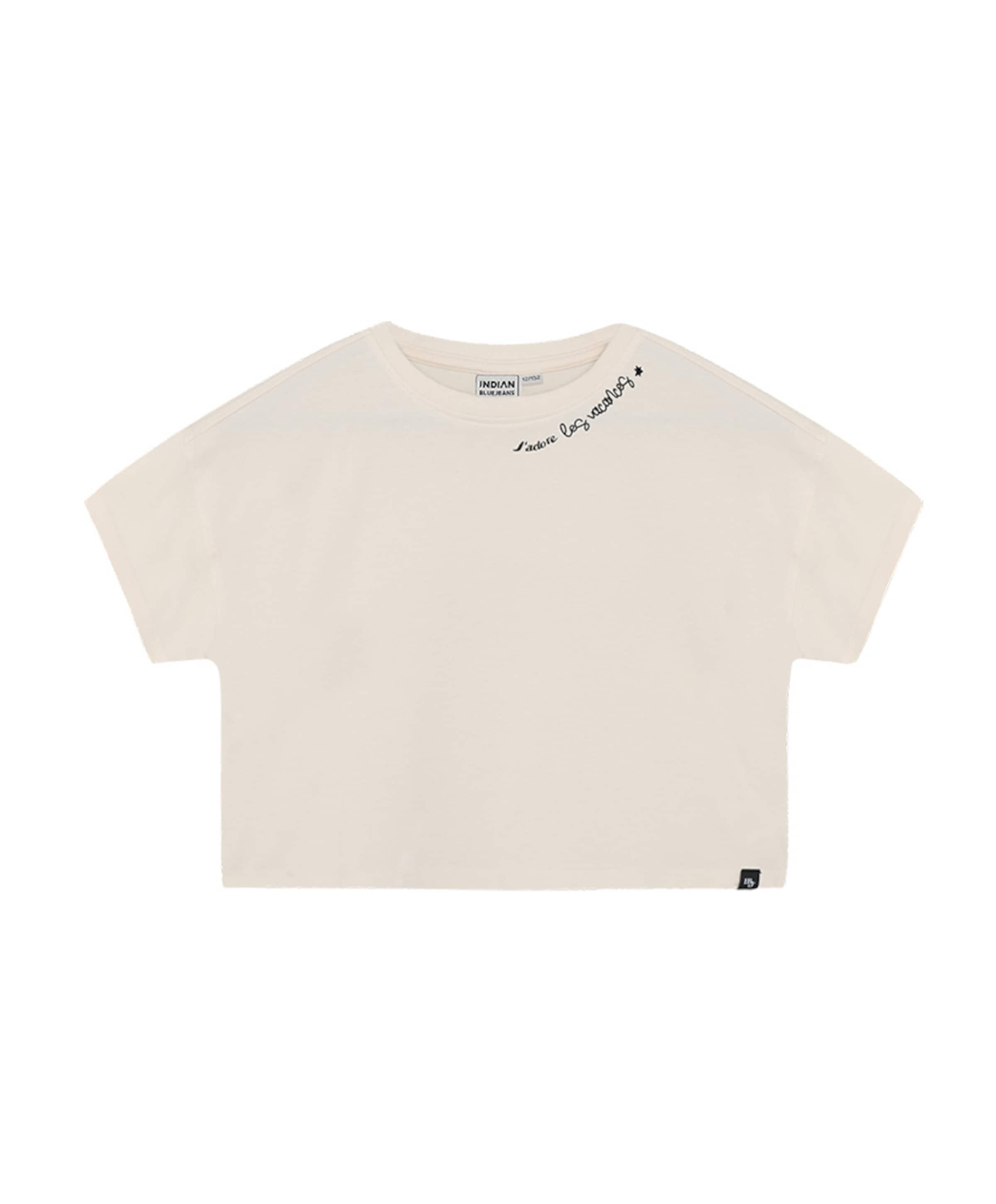 Meisjes t-shirt beige