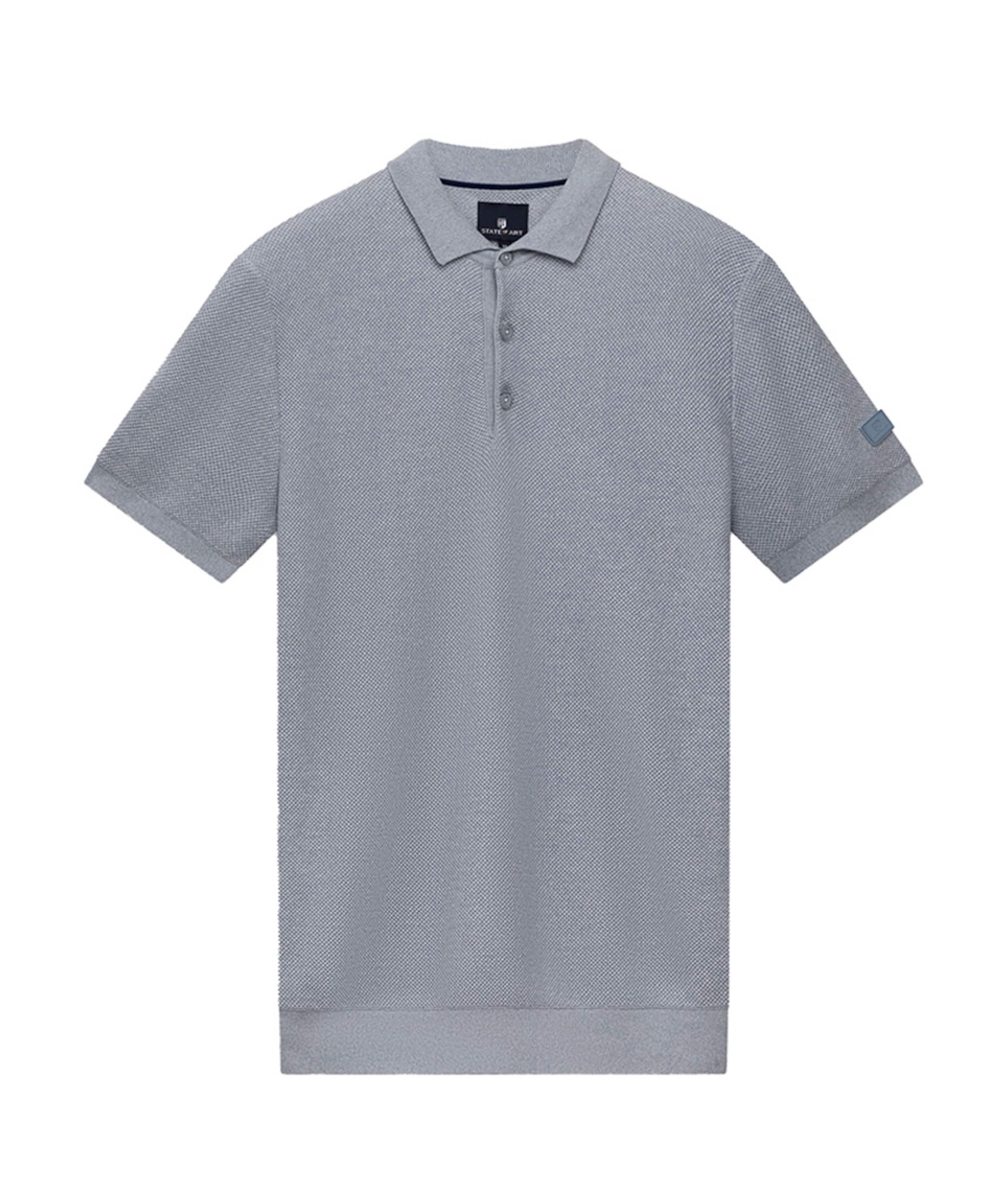 Heren polo blauw