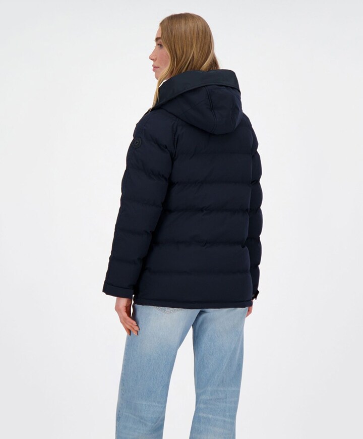 Dames omkeerbare jas grijs