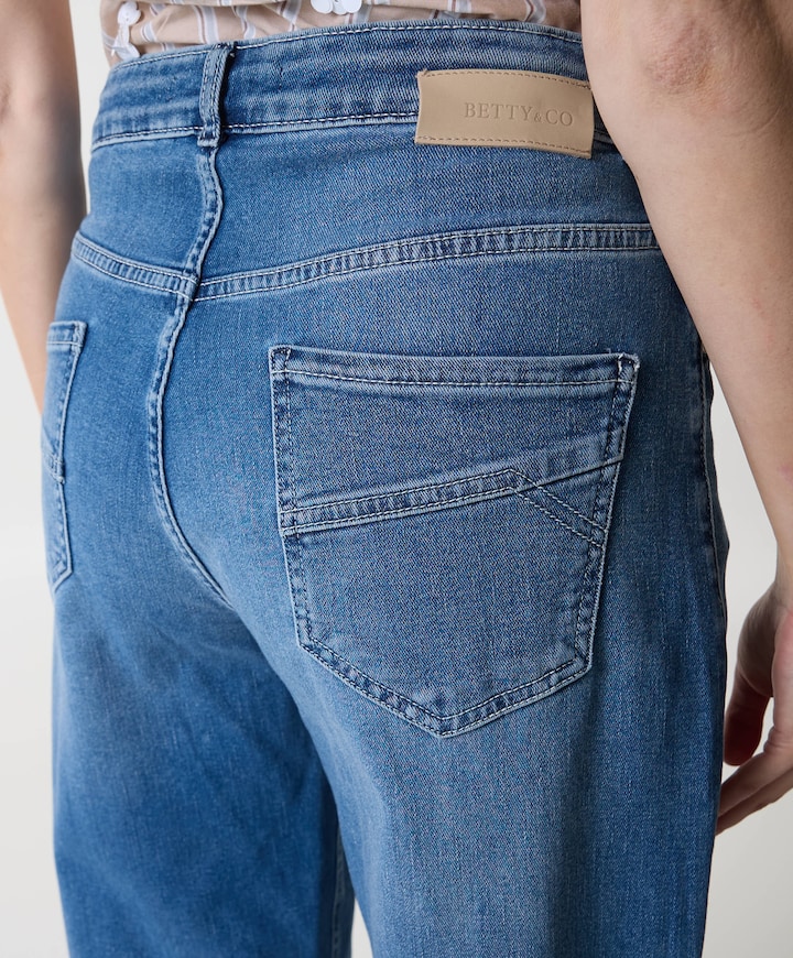 7/8 dames jeans blauw
