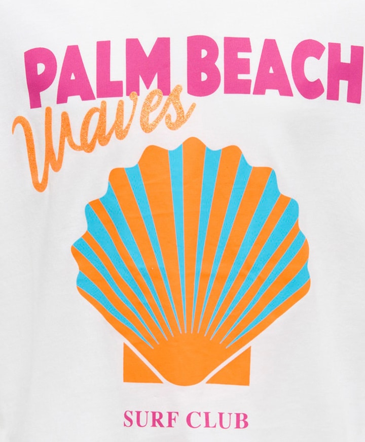 Meisjes T-shirt ecru