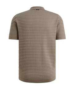 Heren polo beige