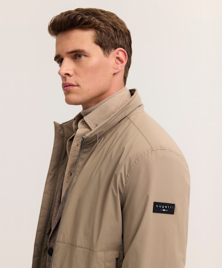 Heren jas beige