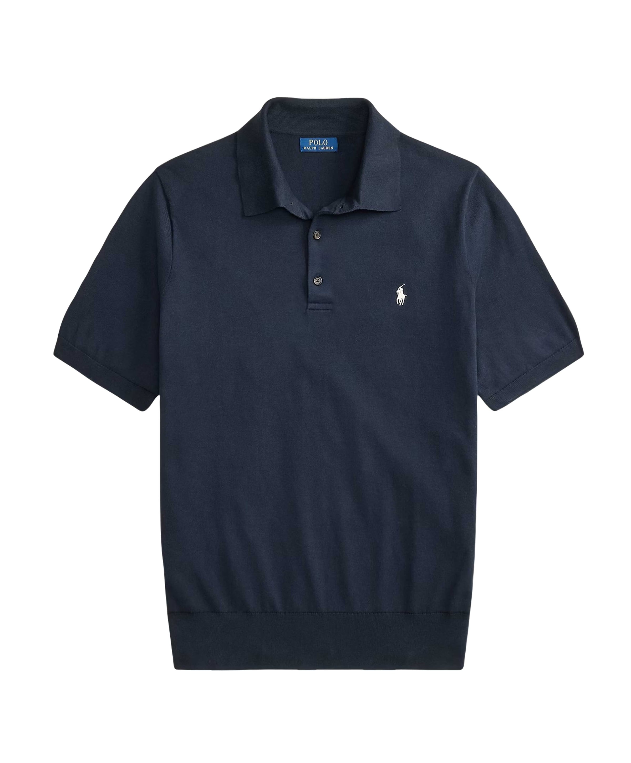 Heren polo blauw