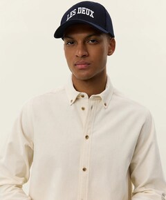 Overhemd lange mouw beige