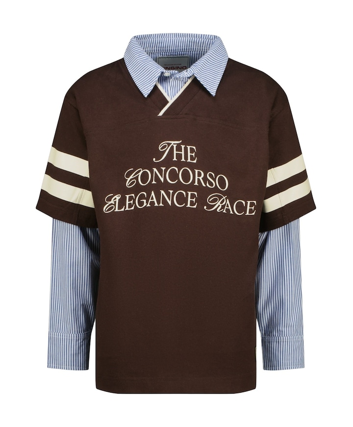 Jongens T-shirt bruin