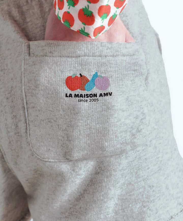 Atubay dames korte broek grijs