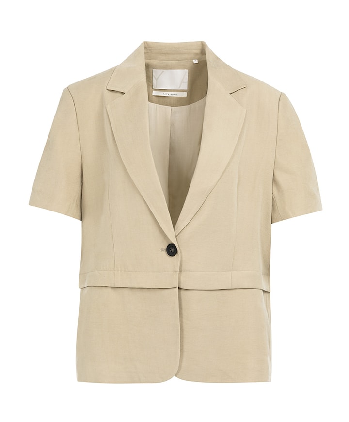 Dames blazer beige