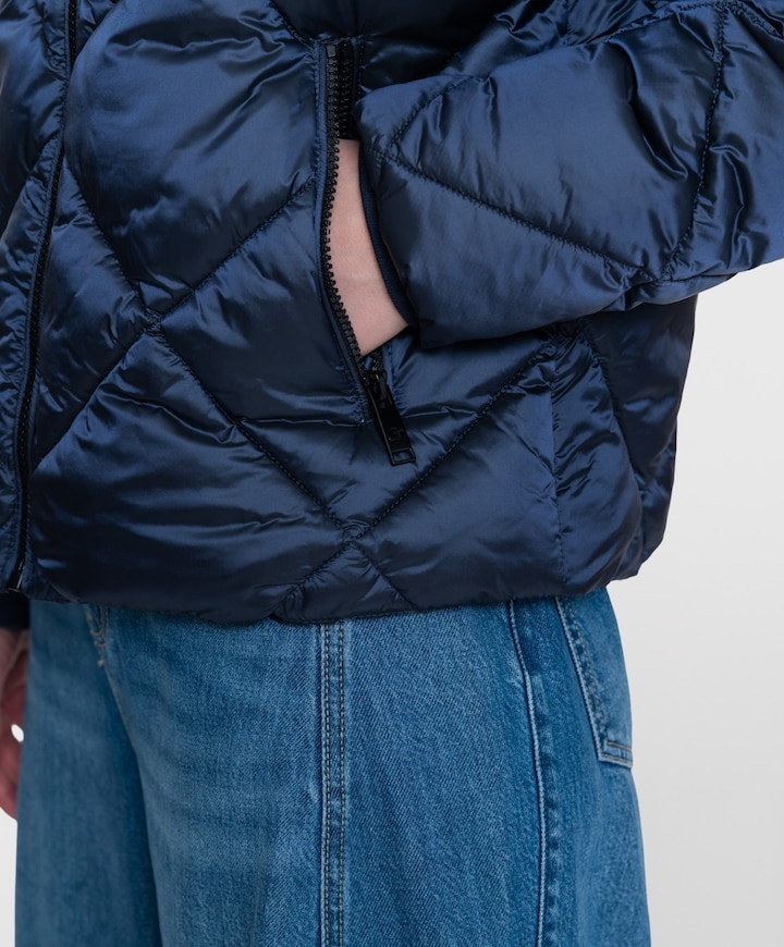 Dames jas blauw