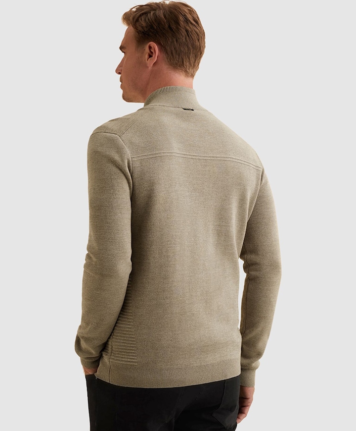 Heren vest beige
